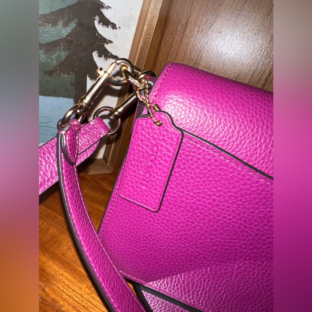 COACH Morgan Shoulder Bag With Jumbo Floral Print - Picture 6 of 12